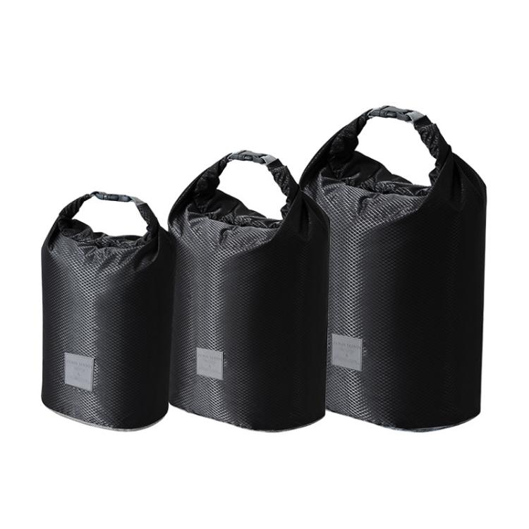3pcs /Set Roll Mouth Travel Clothes Storage Bag Waterproof Handheld Coat Storage Compressible Dust Bag