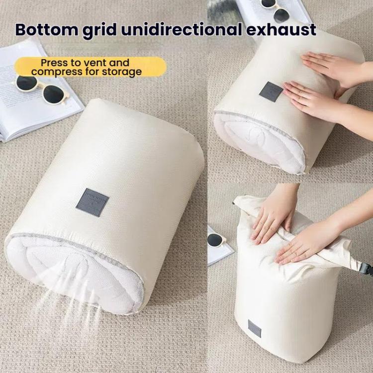 3pcs /Set Roll Mouth Travel Clothes Storage Bag Waterproof Handheld Coat Storage Compressible Dust Bag
