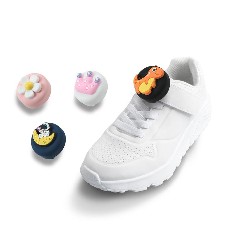 5pcs /Pack For AirTag 2nd Gen / AirTag 1st Gen Children Shoelace Fixed Locator Silicone Protective Cover