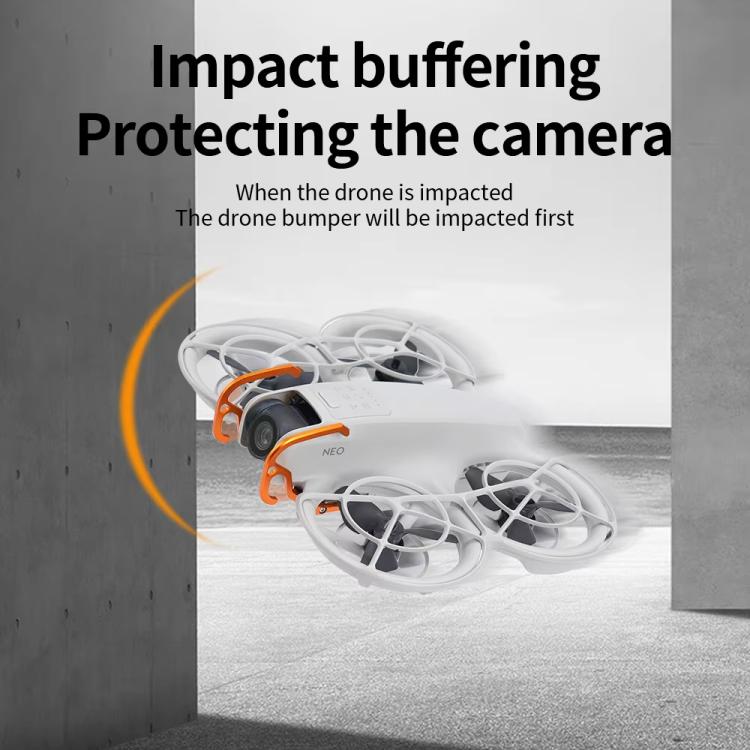 For DJI Neo RCSTQ Aluminum Alloy Crash Bar Convenient Quick Release Protective Stand - Orange