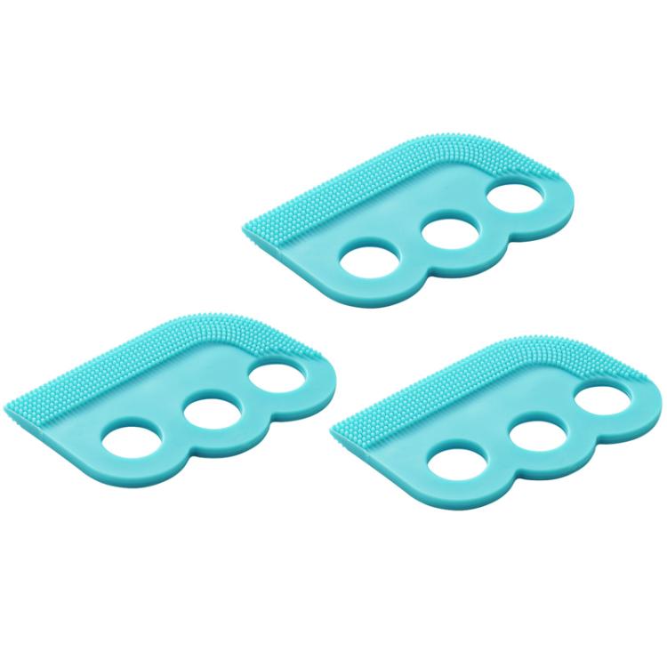 3pcs /Pack Double-sided Soft Rubber Pet Shaving Brush Sofa Clothing Hair Removal Brush