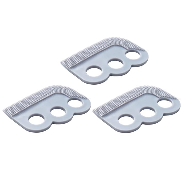 3pcs /Pack Double-sided Soft Rubber Pet Shaving Brush Sofa Clothing Hair Removal Brush