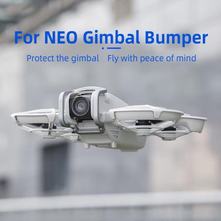 For DJI Neo BRDRC Metal Bumper Crash Bar Drone Gimbal Lens Protection Bracket Accessories - Silver