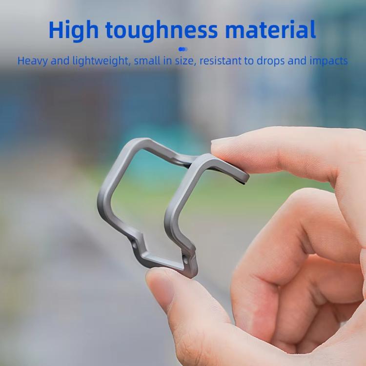 For DJI Neo BRDRC Metal Bumper Crash Bar Drone Gimbal Lens Protection Bracket Accessories - Silver