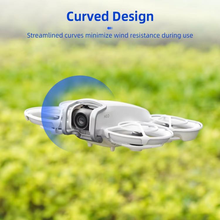 For DJI Neo BRDRC Metal Bumper Crash Bar Drone Gimbal Lens Protection Bracket Accessories - Silver