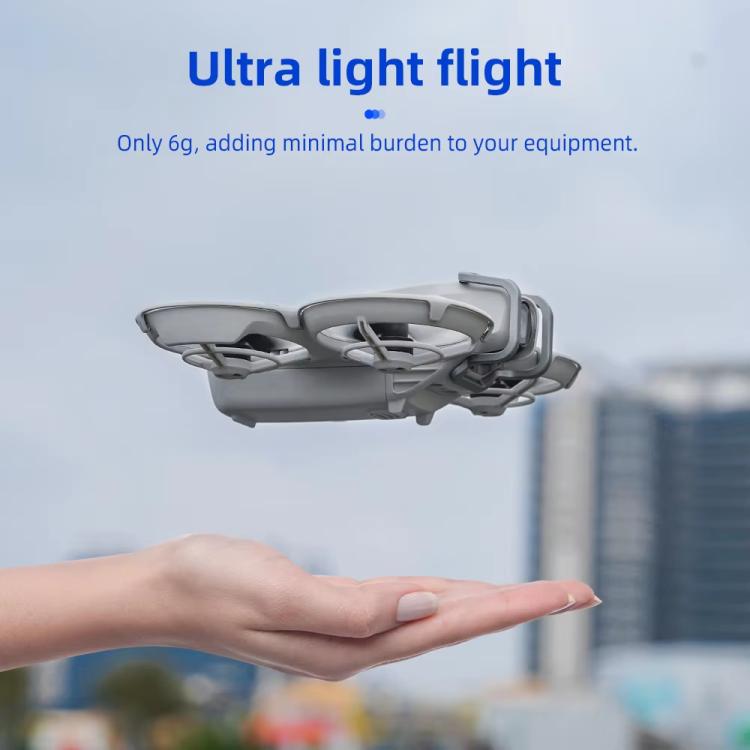 For DJI Neo BRDRC Metal Bumper Crash Bar Drone Gimbal Lens Protection Bracket Accessories - Silver