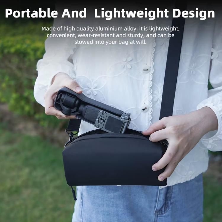 For DJI OSMO Pocket 3 BRDRC PO3005 Multi-functional Magnetic Base Expansion Back Clip Holder Adapter Bezel Accessory - Tarnish