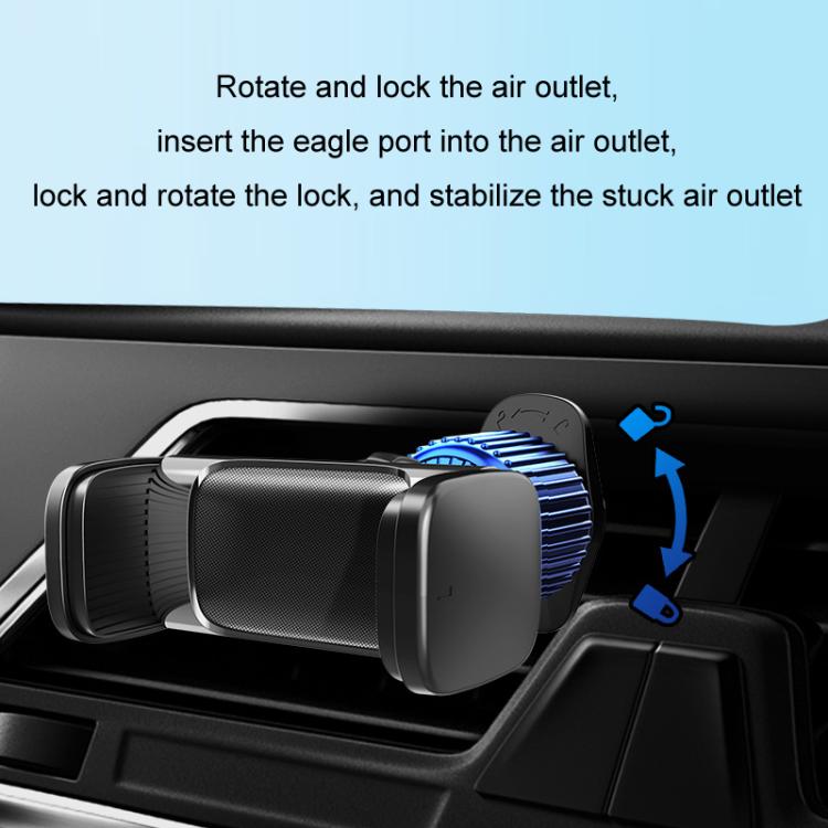Car Air Conditioning Outlet Navigation Rotating Phone Holder - CH07
