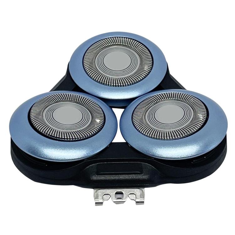 For Philips S6000 Series Shaver Head S6011 / S6015 / S6500, Cassette Replacement Head - Black Blue