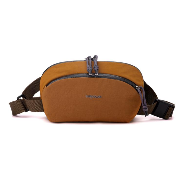 WEPOEWR Men Chest Bag Personalized Commuter Shoulder Bag Mobile Phone Waist Pack