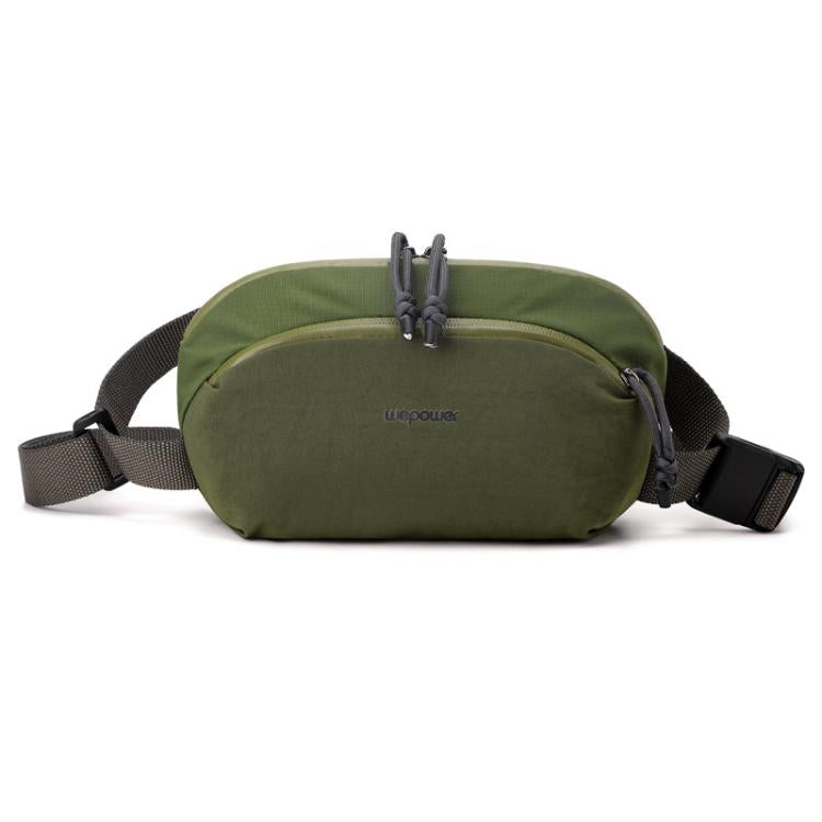 WEPOEWR Men Chest Bag Personalized Commuter Shoulder Bag Mobile Phone Waist Pack