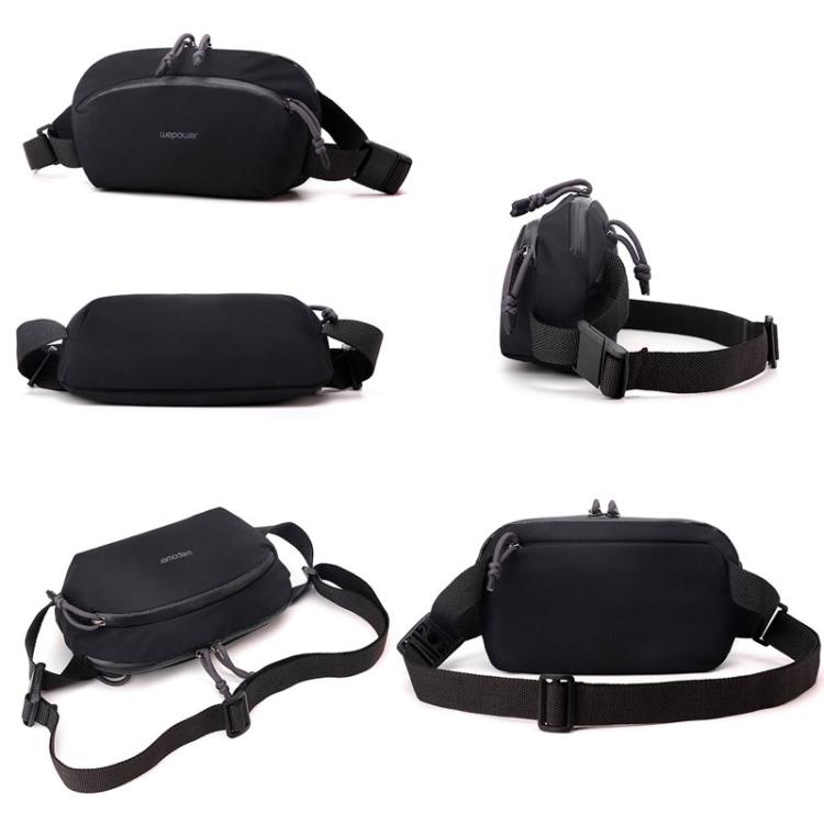 WEPOEWR Men Chest Bag Personalized Commuter Shoulder Bag Mobile Phone Waist Pack