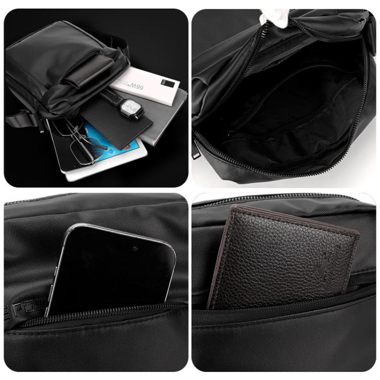 WEPOWER Men Messenger Bag Large Capacity Leisure Shoulder Bag For Travel Commuting