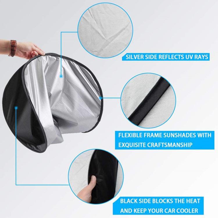 48 x 70cm For BMW Mini Car Roof Heat Insulation UV Reflective Sunshade Cover - Style A
