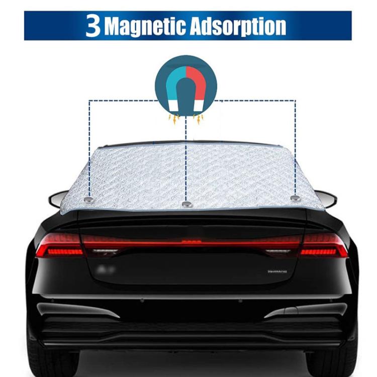 140 x 80cm Car Rear Window Thickened Sun Shield All-Weather Protective Cover - Silver