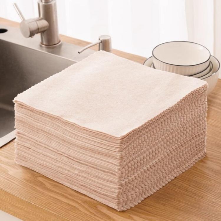 20pcs /Pack Thickened Loofah Rag Plant Fiber Oil-absorbing Kitchen Dishcloth, Size: 25x25cm