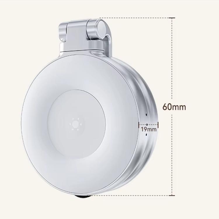 TELESIN S5-BGD-01 Mini Phone Magnetic Beauty Replacement Light Tri-Color Temperature Portable Selfie Mirror Rotating Stretching Pocket Lamp  - Black