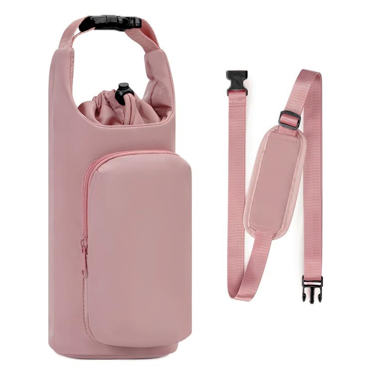 Oxford Cloth Outdoor Sports Water Bottle Cover Handheld Backpack Portable Thermos Mug Bag