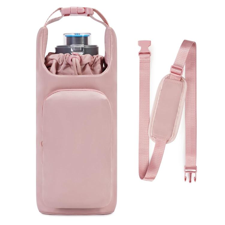 Oxford Cloth Outdoor Sports Water Bottle Cover Handheld Backpack Portable Thermos Mug Bag