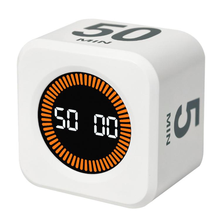 Mini Visual Timer Gravity Sensing Cube Flip Learning Fitness Time Management Timer