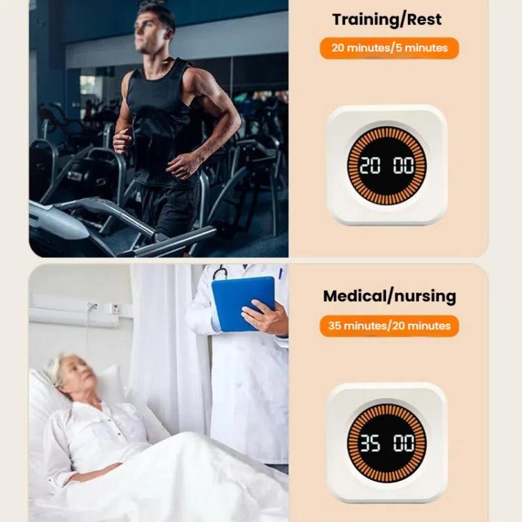 Mini Visual Timer Gravity Sensing Cube Flip Learning Fitness Time Management Timer