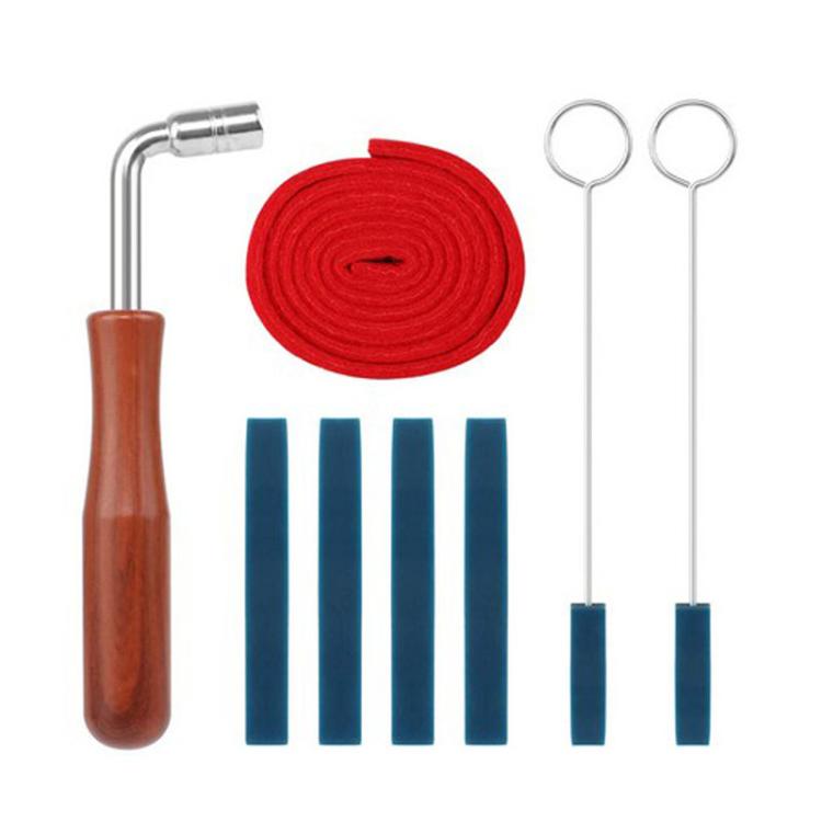 Piano Tuning Tool Set Tuning Stop Tape Wrench Musical Instrument Accessories, Style: Blue 8pcs / Set