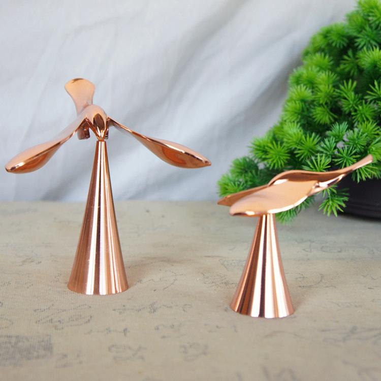 Small Office Decoration Alloy Balance Bird Photography Props Model