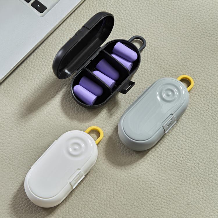 Portable Mini Storage Box Multi-function Toothpick Floss Swimming Earplug Storage Case Pill Box