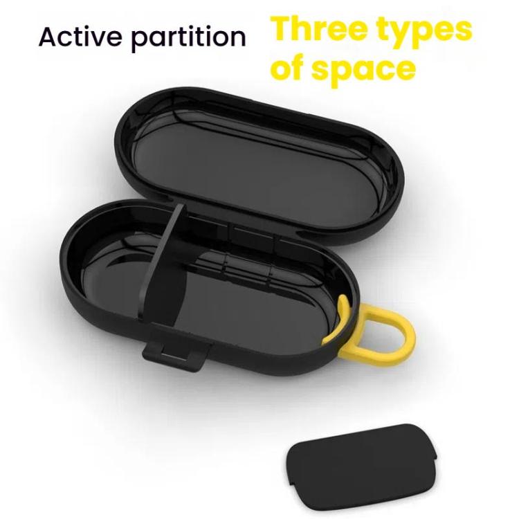 Portable Mini Storage Box Multi-function Toothpick Floss Swimming Earplug Storage Case Pill Box