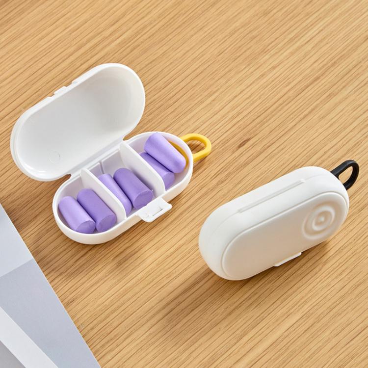 Portable Mini Storage Box Multi-function Toothpick Floss Swimming Earplug Storage Case Pill Box