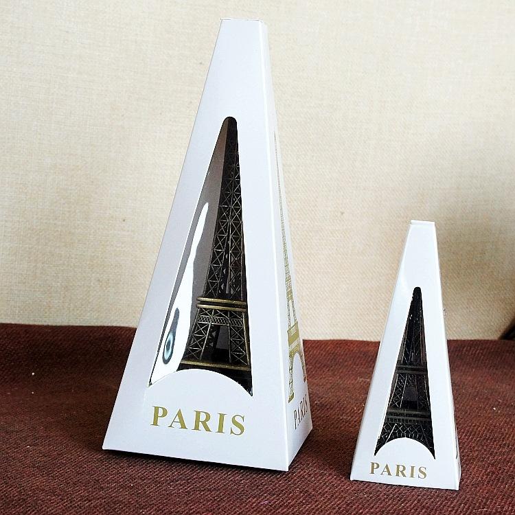 15cm Metal Eiffel Tower Model Photo Prop Ornament