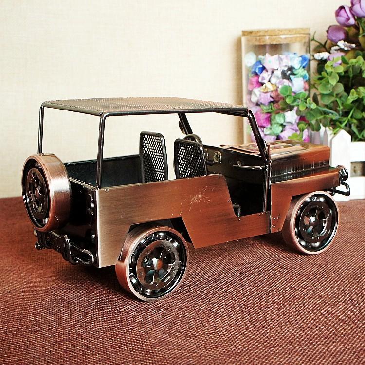 Metal Iron Classic Car Model Ornament, Style: SMT001A