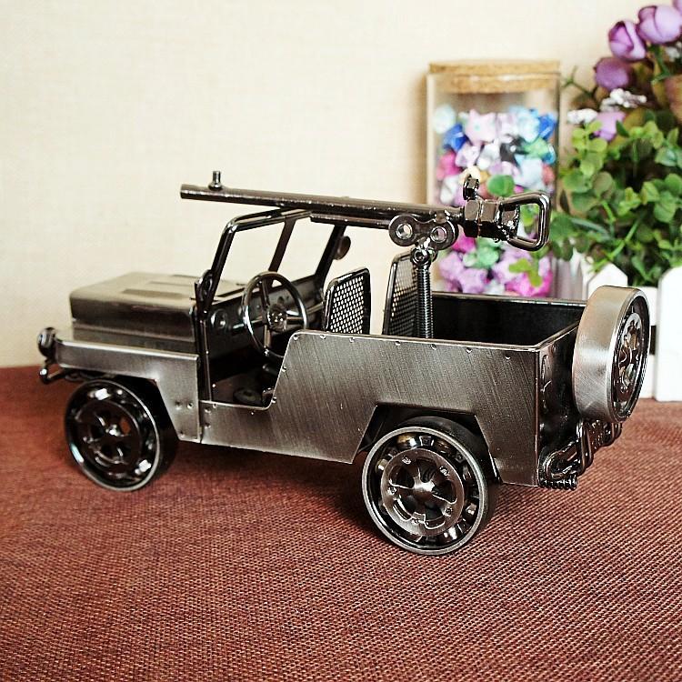 Metal Iron Classic Car Model Ornament, Style: SMT002C