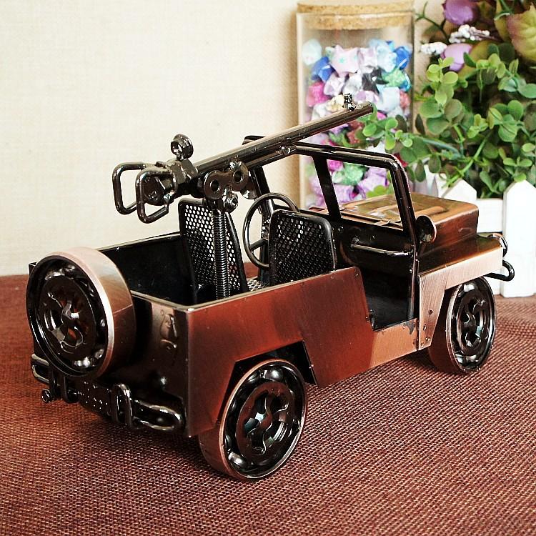 Metal Iron Classic Car Model Ornament, Style: SMT002C