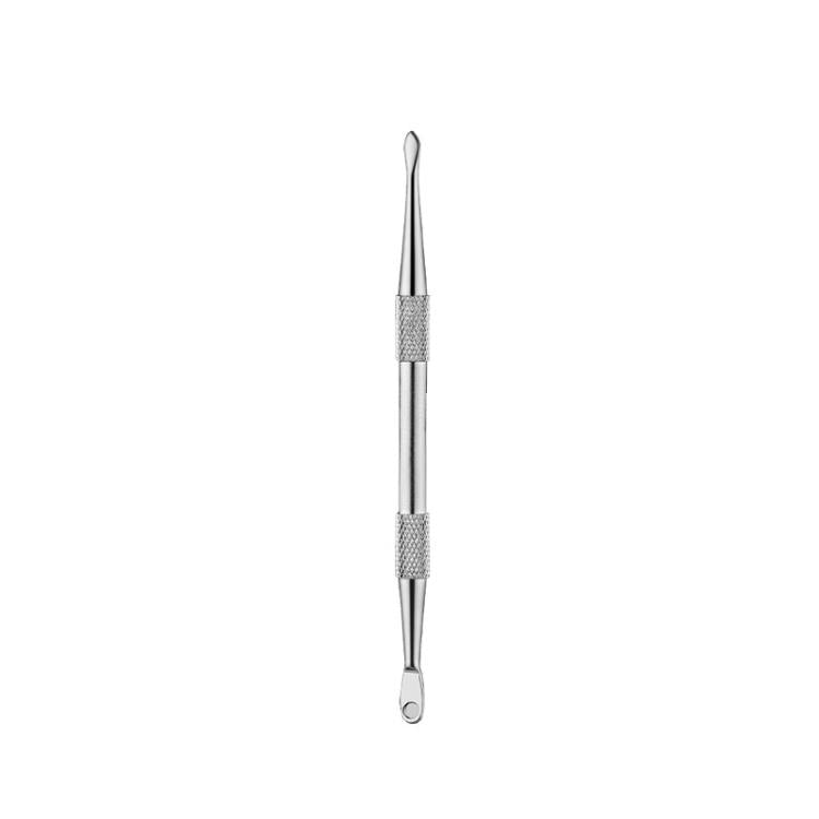 Stainless Steel Soot Spoon Carving Tools, Style: Dual Head 1 Original Color - PVC Bag Single Pack