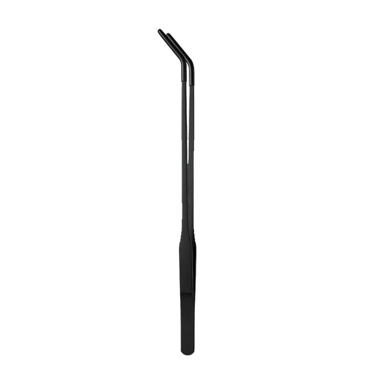 Pet Feeding Tweezers Reptile Pets Feeding Clip Aquascape Tool, Style: Black Tilt Head