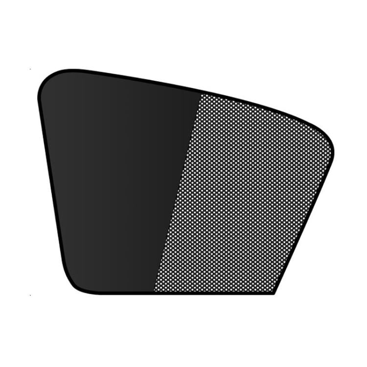 Universal Magnetic Car Sunshade Double Splicing Design Breathable Car Curtains, Style: Vertical Splicing Driver