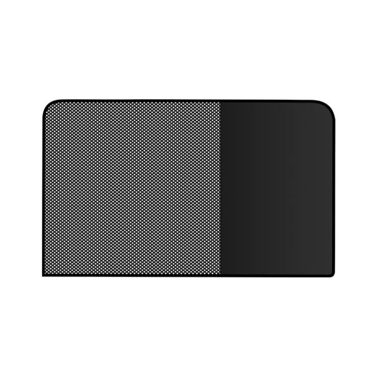 Universal Magnetic Car Sunshade Double Splicing Design Breathable Car Curtains, Style: Vertical Splicing Right Rear