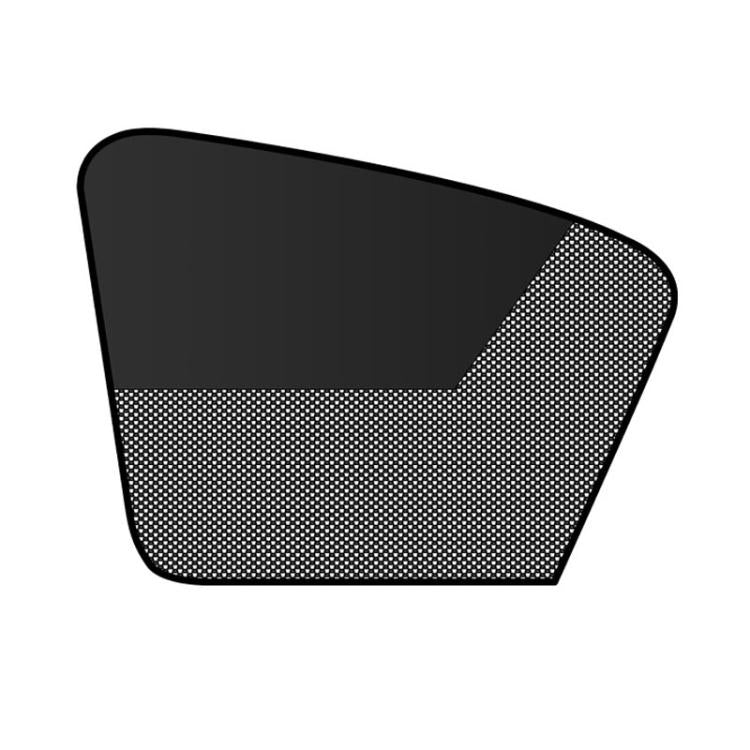 Universal Magnetic Car Sunshade Double Splicing Design Breathable Car Curtains, Style: Horizontal Splicing Driver