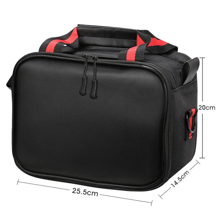 25.5 x 14.5 x 20cm Fiber Optic Cold Splicing Tools Classification Storage Bag Optical Power Meter Red Light Pen Backpack Satchel