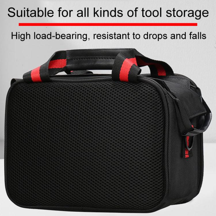 25.5 x 14.5 x 20cm Fiber Optic Cold Splicing Tools Classification Storage Bag Optical Power Meter Red Light Pen Backpack Satchel