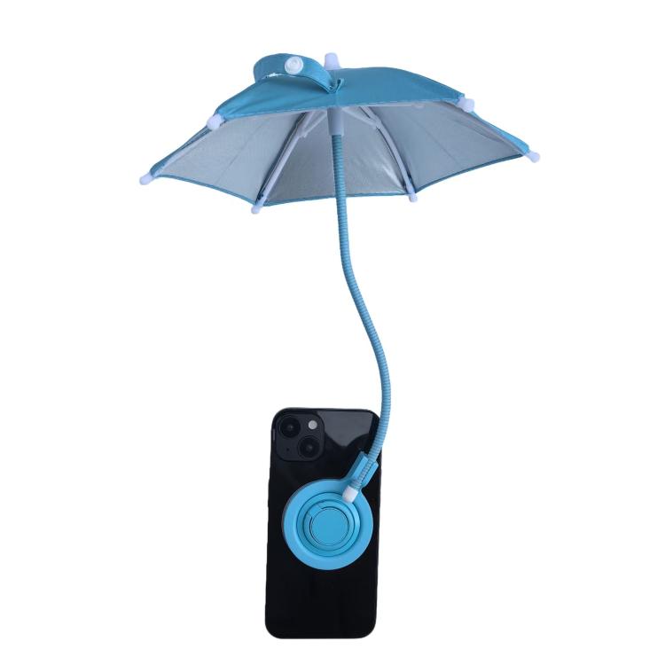 Magnetic Phone Mini Umbrella Waterproof Sunshade With Finger Ring