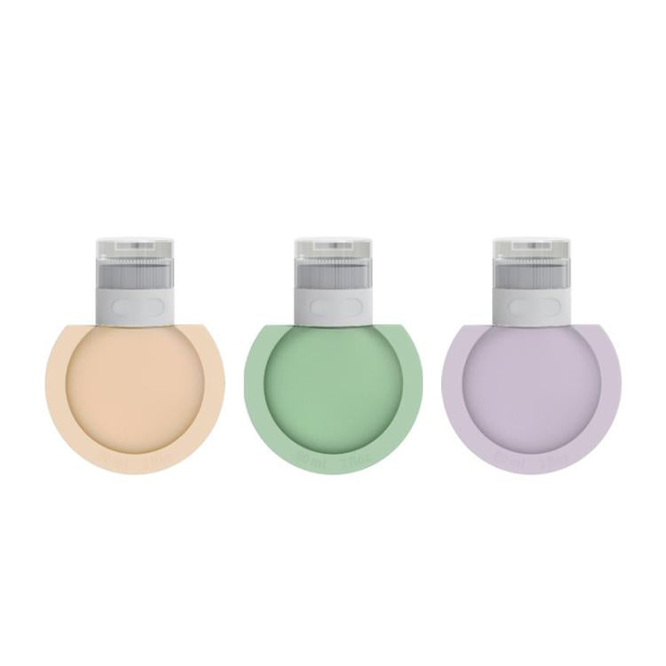 3pcs /Pack 60ML Silicone Bottle Lotion Container Squeeze Refillable Travelling Cream Shampoo Container