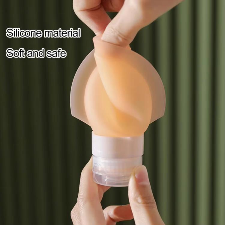 3pcs /Pack 60ML Silicone Bottle Lotion Container Squeeze Refillable Travelling Cream Shampoo Container