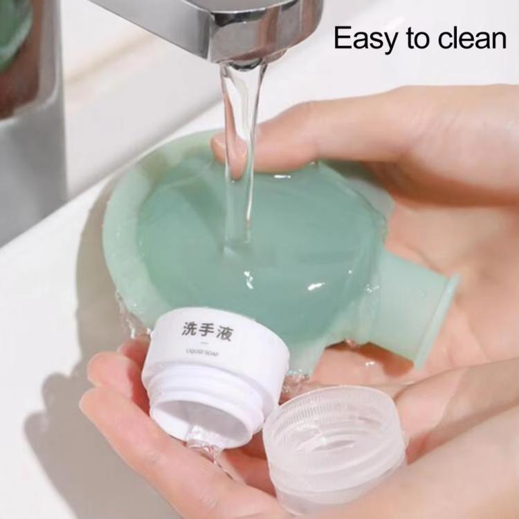 3pcs /Pack 60ML Silicone Bottle Lotion Container Squeeze Refillable Travelling Cream Shampoo Container