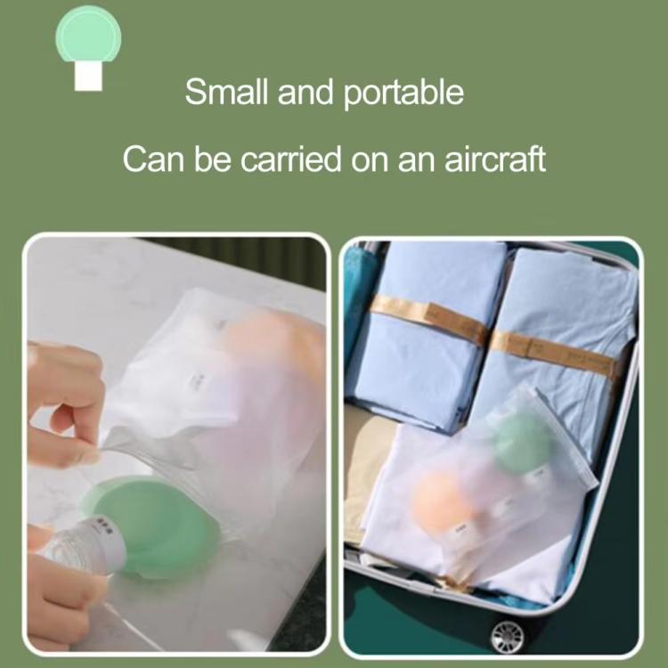 3pcs /Pack 60ML Silicone Bottle Lotion Container Squeeze Refillable Travelling Cream Shampoo Container