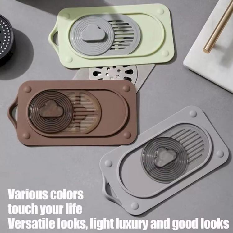 Sliding Floor Drain Cover Bathroom Kitchen Sink Strainer Filter