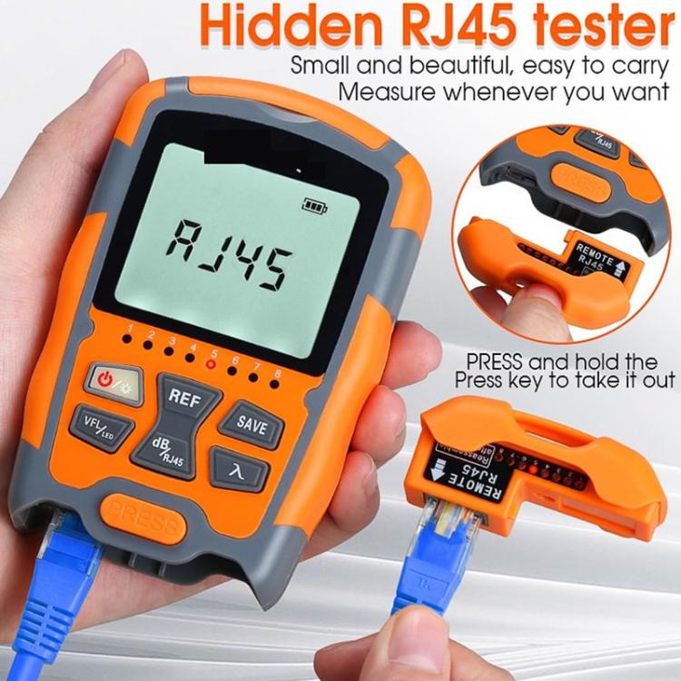 4 In 1 Mini Optical Power Meter Red Light Integrated Machine Portable Power Test Equipment, Model: M50 15mw