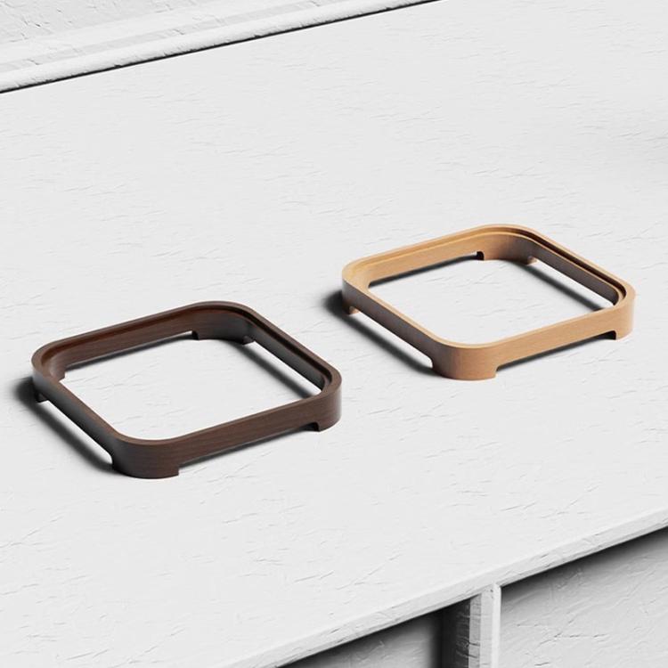 For MAC Mini M4 Wooden Desktop Host Bracket Base Heat Dissipation Rack, Spec: Beech