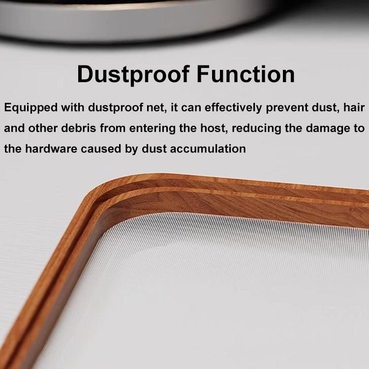 For MAC Mini M4 Wooden Desktop Host Bracket Base Heat Dissipation Rack, Spec: Beech
